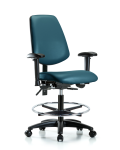 Vinyl Chair - Medium Bench Height with Medium Back VMBCH-MB-RG-T0-A1-CF-RC-8801