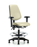 Vinyl Chair - Medium Bench Height with Medium Back VMBCH-MB-RG-T0-A1-CF-RG-8501