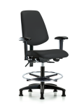 Vinyl Chair - Medium Bench Height with Medium Back VMBCH-MB-RG-T0-A1-CF-RG-8540