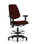 Vinyl Chair - Medium Bench Height with Medium Back VMBCH-MB-RG-T0-A1-CF-RG-8569