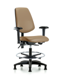 Vinyl Chair - Medium Bench Height with Medium Back VMBCH-MB-RG-T0-A1-CF-RG-8584