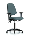 Vinyl Chair - Medium Bench Height with Medium Back VMBCH-MB-RG-T0-A1-NF-RC-8546