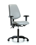 Vinyl Chair - Medium Bench Height with Medium Back VMBCH-MB-RG-T0-A1-NF-RC-8567