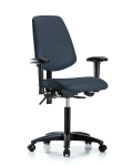 Vinyl Chair - Medium Bench Height with Medium Back VMBCH-MB-RG-T0-A1-NF-RC-8582