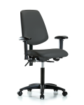 Vinyl Chair - Medium Bench Height with Medium Back VMBCH-MB-RG-T0-A1-NF-RC-8605