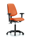 Vinyl Chair - Medium Bench Height with Medium Back VMBCH-MB-RG-T0-A1-NF-RC-8613