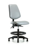 Vinyl Chair - Medium Bench Height with Medium Back VMBCH-MB-RG-T1-A0-BF-RG-8567