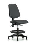 Vinyl Chair - Medium Bench Height with Medium Back VMBCH-MB-RG-T1-A0-BF-RG-8605