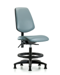Vinyl Chair - Medium Bench Height with Medium Back VMBCH-MB-RG-T1-A0-BF-RG-8822